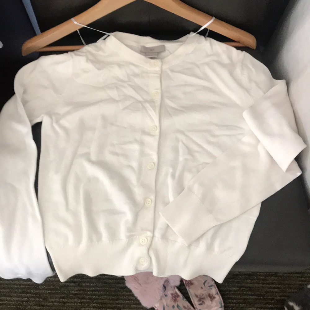XS off white cardigan